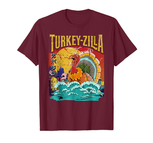 Turkey Zilla - Thanksgiving Funny Costume T-Shirt