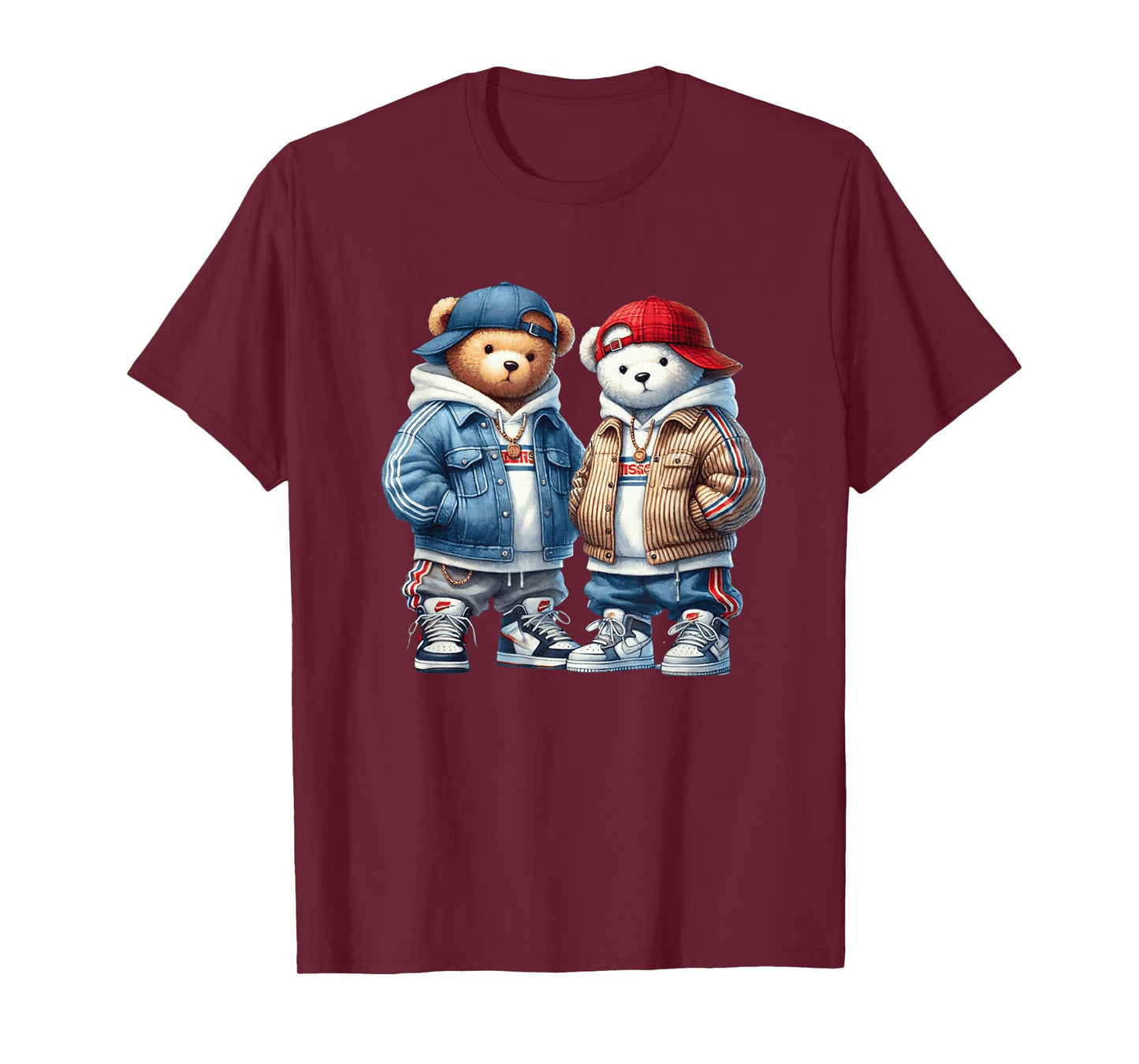 Cool Urban Bears Streetwear Style T-Shirt