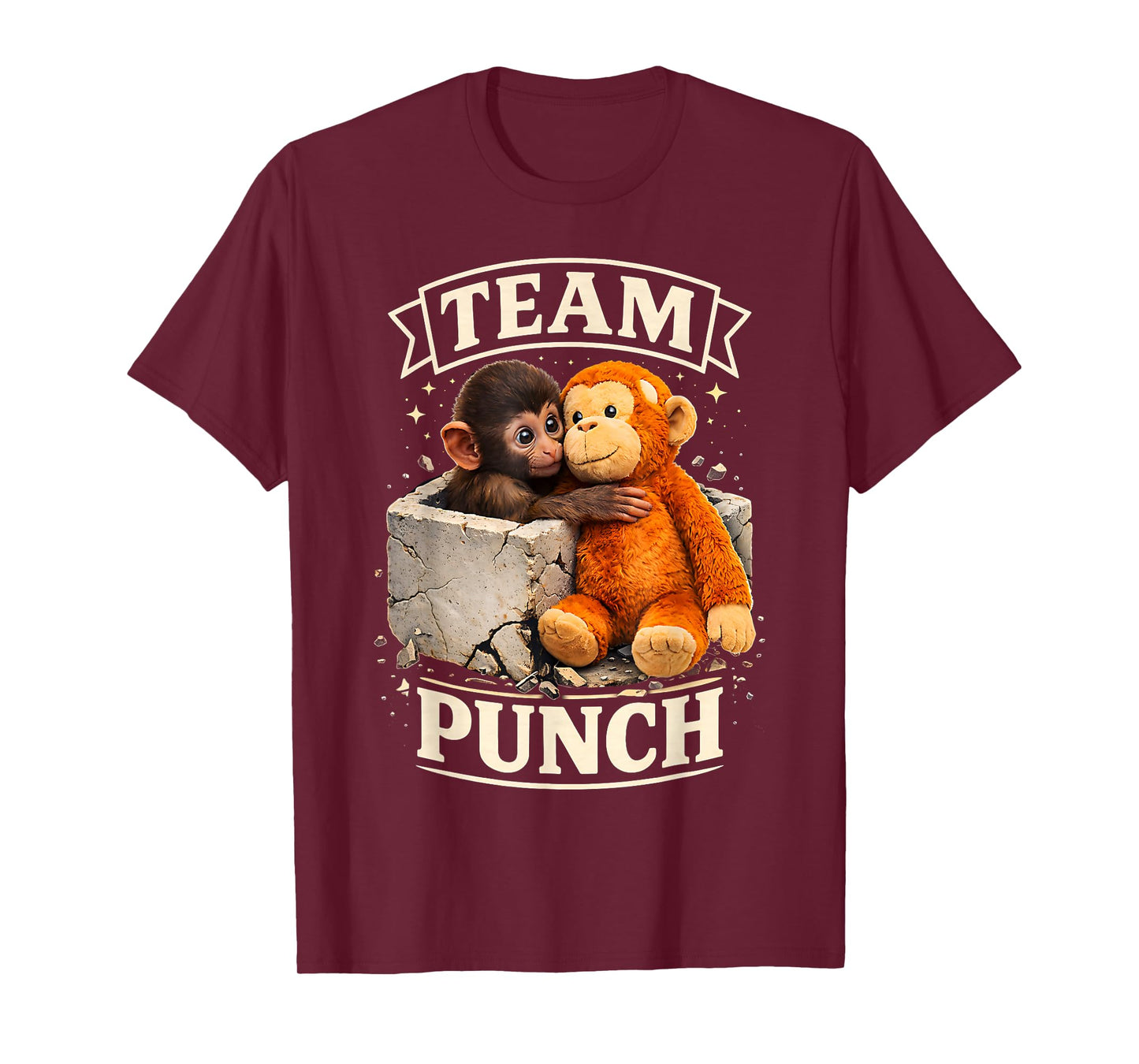 Cute Baby Monkey Named Punch Shirt Punch Monkey Supporter T-Shirt