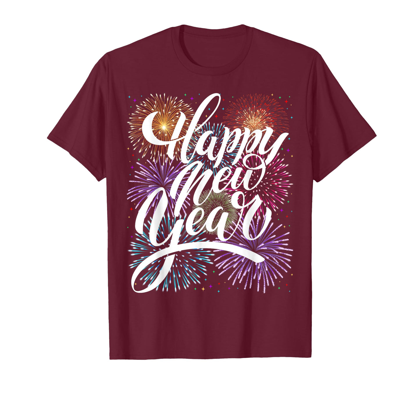 Happy New Year Firework Family Matching Men Women Kid T-Shirt