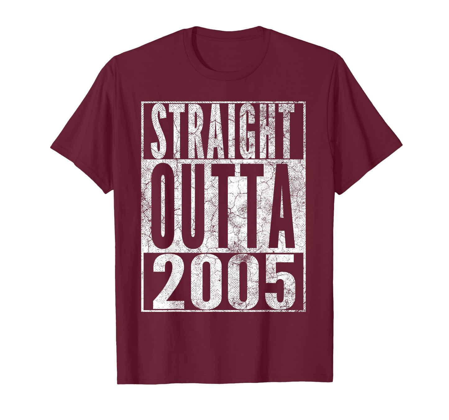 Vintage 2005 21st Birthday 21 Years Old Retro Men Women T-Shirt
