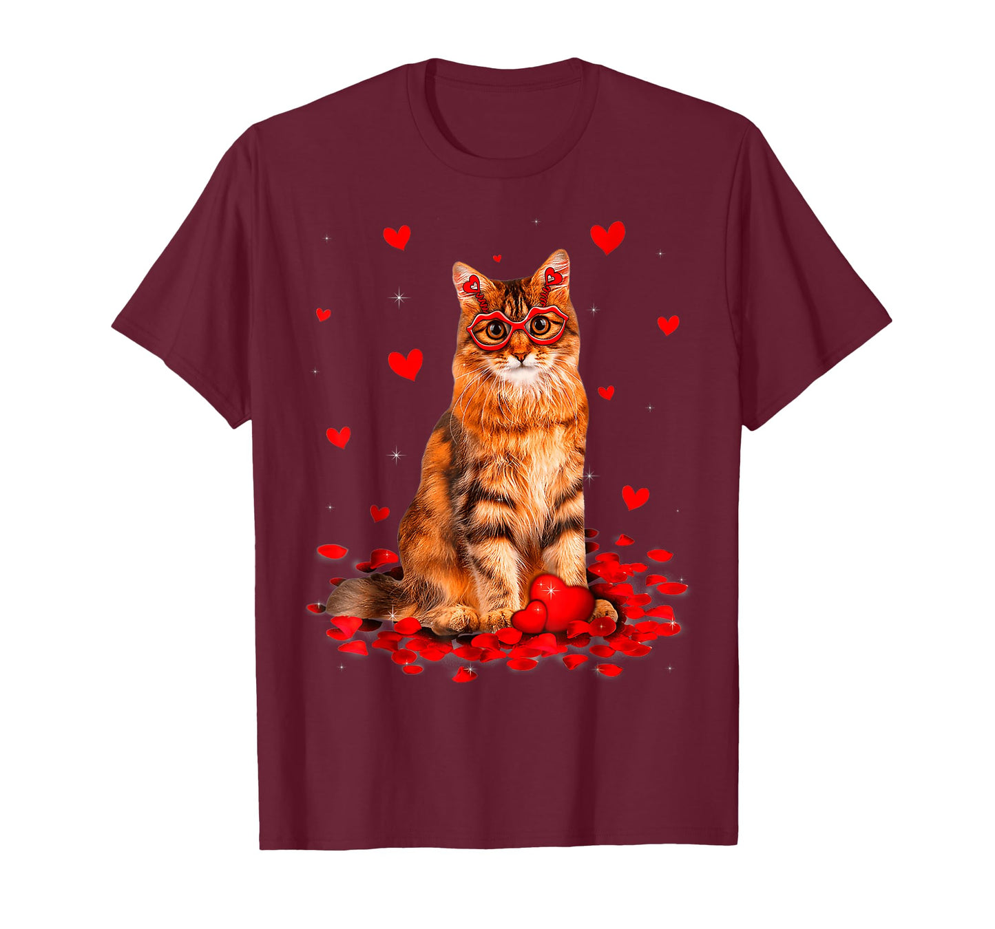My Cat is My Valentine Kitten Lover Heart Valentines T-Shirt