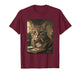 Cool Retro Cat Smoking Cigar Classy Cat Gangster Kitty Meme T-Shirt