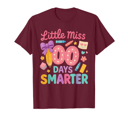 Funny 100 Days of School Teacher Student Kids 100th Day T-Shirt