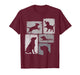 Labrador Vintage Collage Retriever Lab Dad Mom Dog Lover T-Shirt