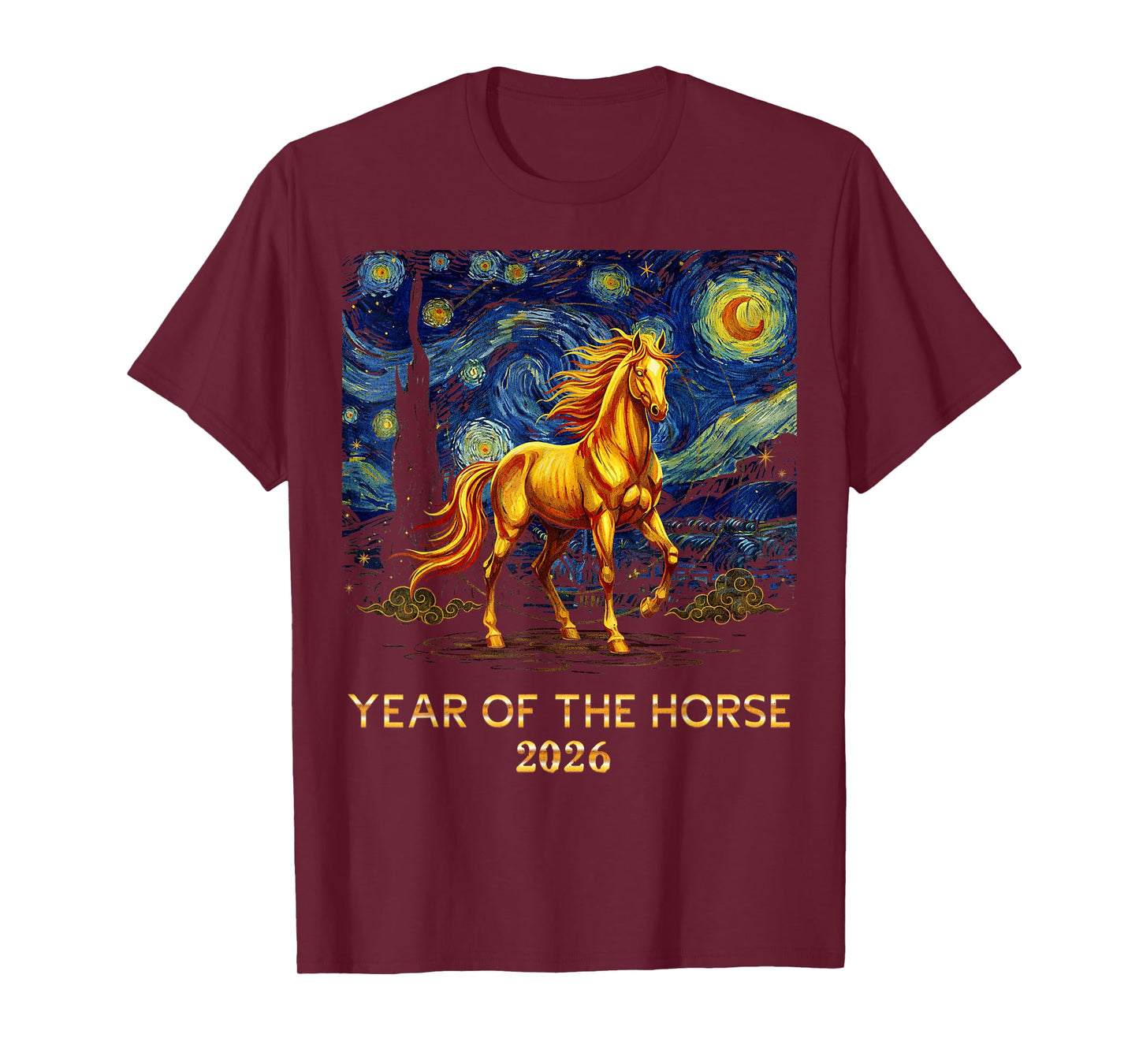 Year of The Horse 2026 - Chinese New Year 2026 Firehorse T-Shirt