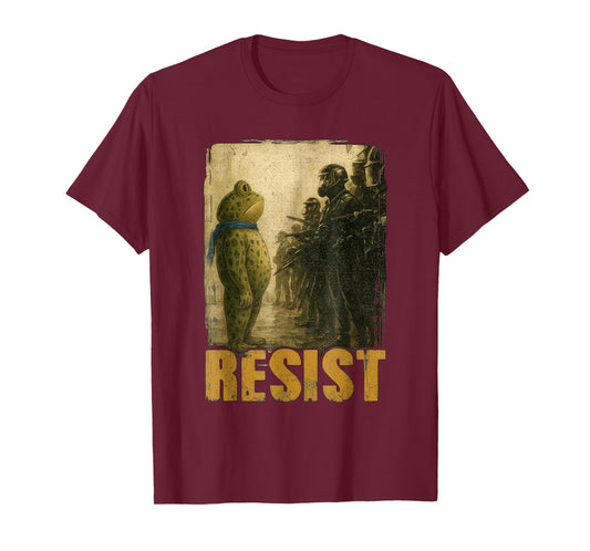 Resist Frog Portland Frog Protest for Men Women T-Shirt