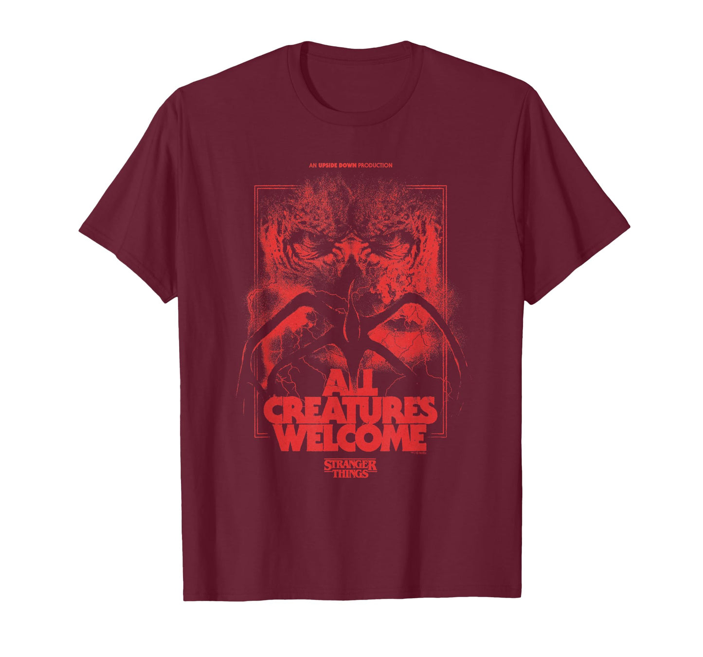 Stranger Things S5 V1 Cult Classics All Creatures Welcome T-Shirt