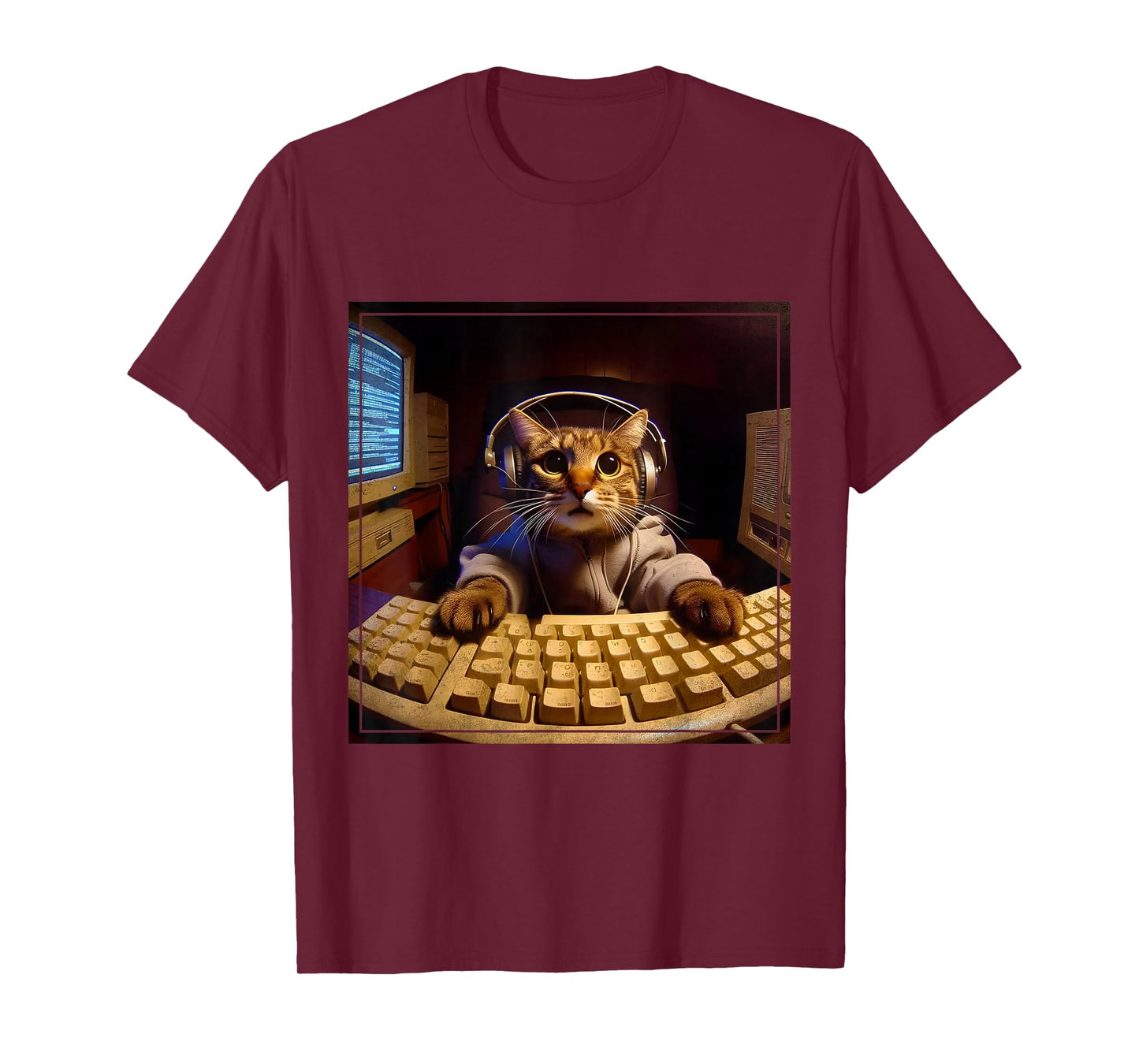 Trust Me I’m A Hacker Funny Cat Meme Quote T-Shirt