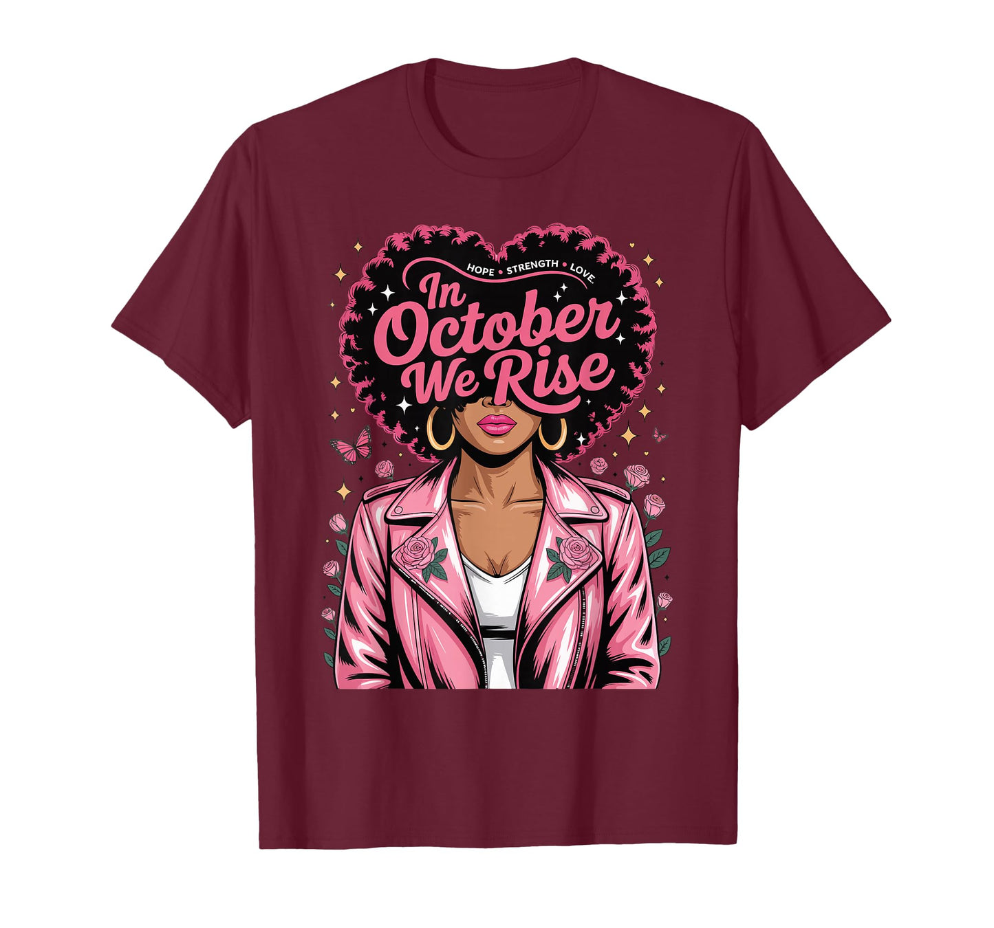Breast Cancer Awareness Support – in October We Wear Pink T-Shirt