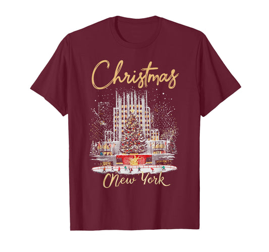 New York NY Christmas Girl Trip Matching T-Shirt