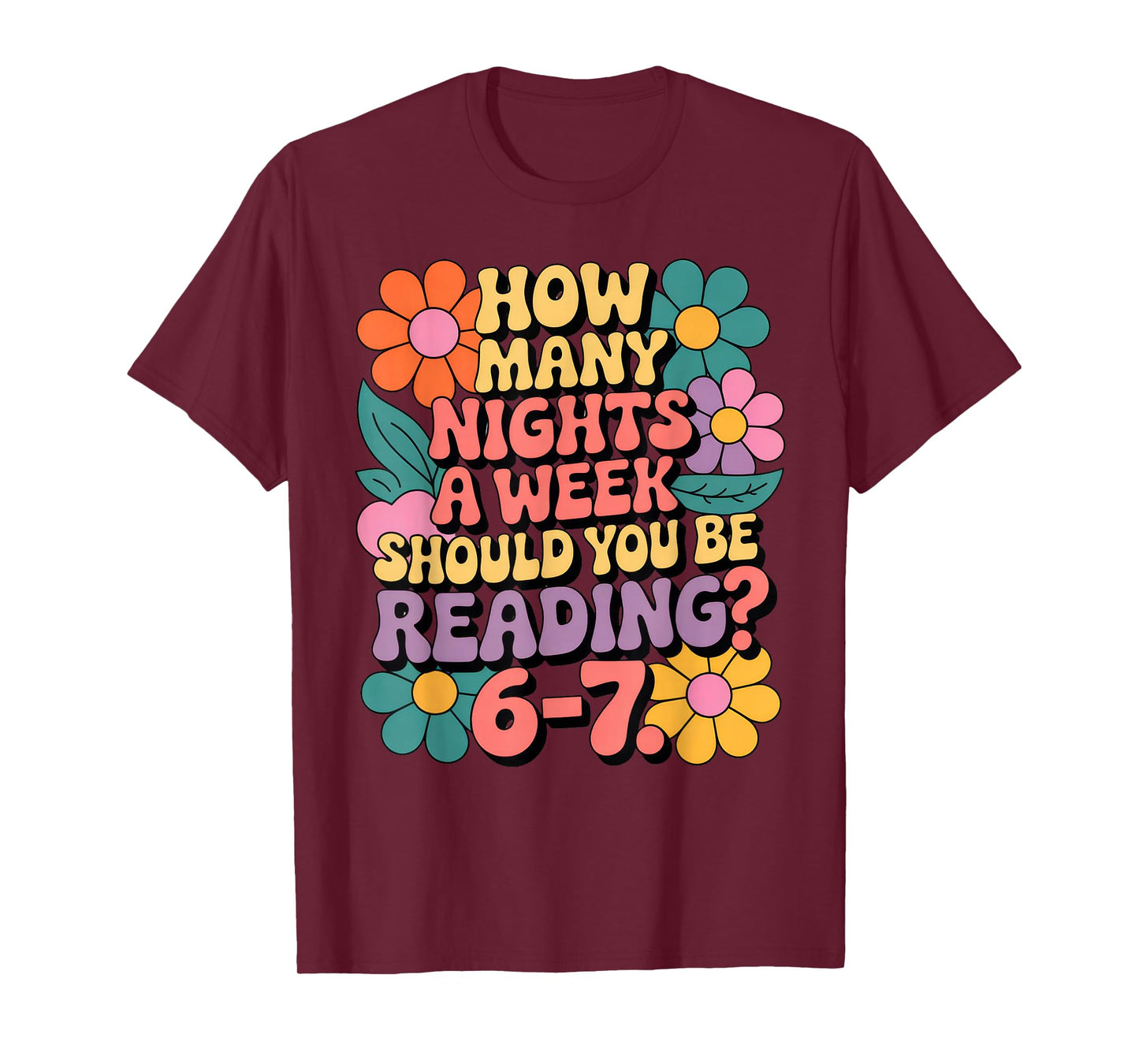 Funny Reading Book Teacher 67 Six Seven Meme T-Shirt