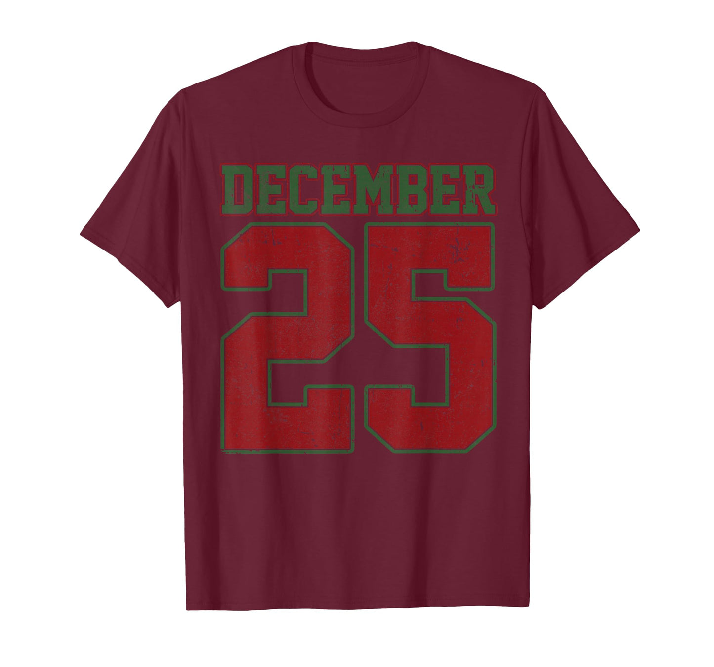 Retro Christmas Shirts Men Women December 25 Xmas Holiday T-Shirt