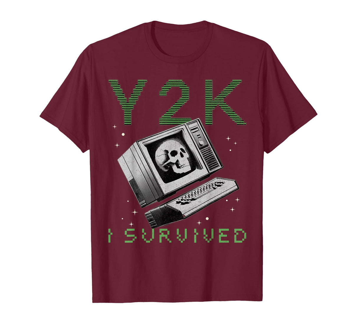 I Survived Y2K Millennium Bug Funny Retro Vintage T-Shirt