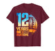 12th Birthday Retro American Football 12 Years Old Boy Girl T-Shirt
