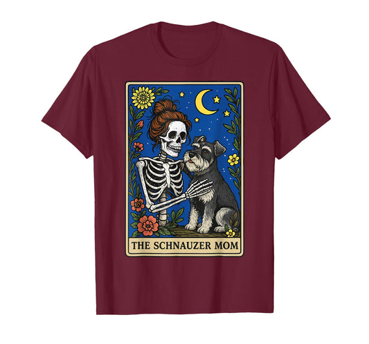 The Schnauzer Mom Tarot Card T-Shirt