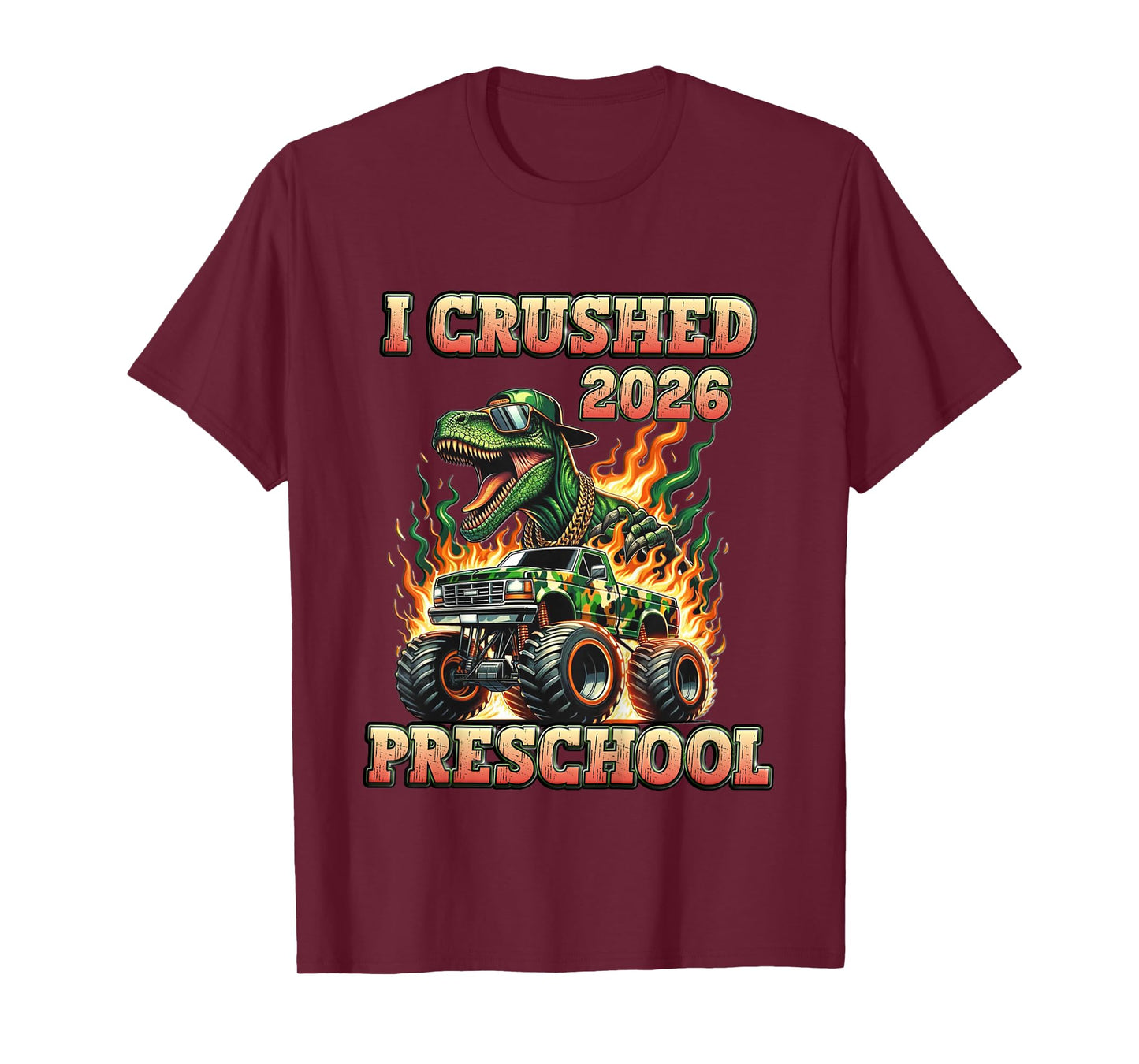 Kids I Crushed Preschool 2026 Pre-K Grad 2026 T-Shirt