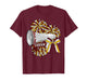 Cheer Mom Mama Bow Sport Cheerleader Cheerleading Maroon T-Shirt