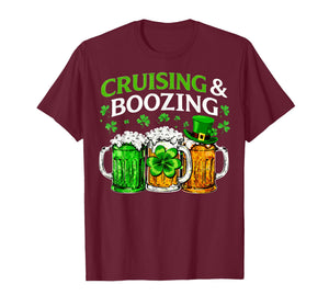 Cruising Boozing Irish Drinking St Patricks Day Beer Cruise T-Shirt