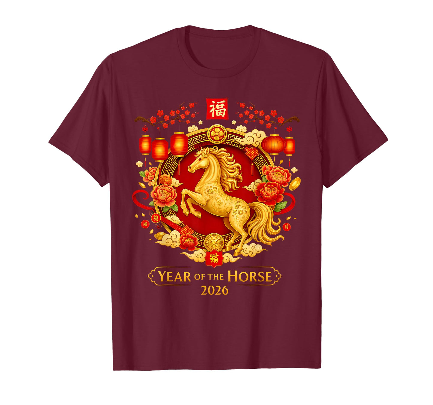 Chinese New Year 2026 Year of The Horse T-Shirt