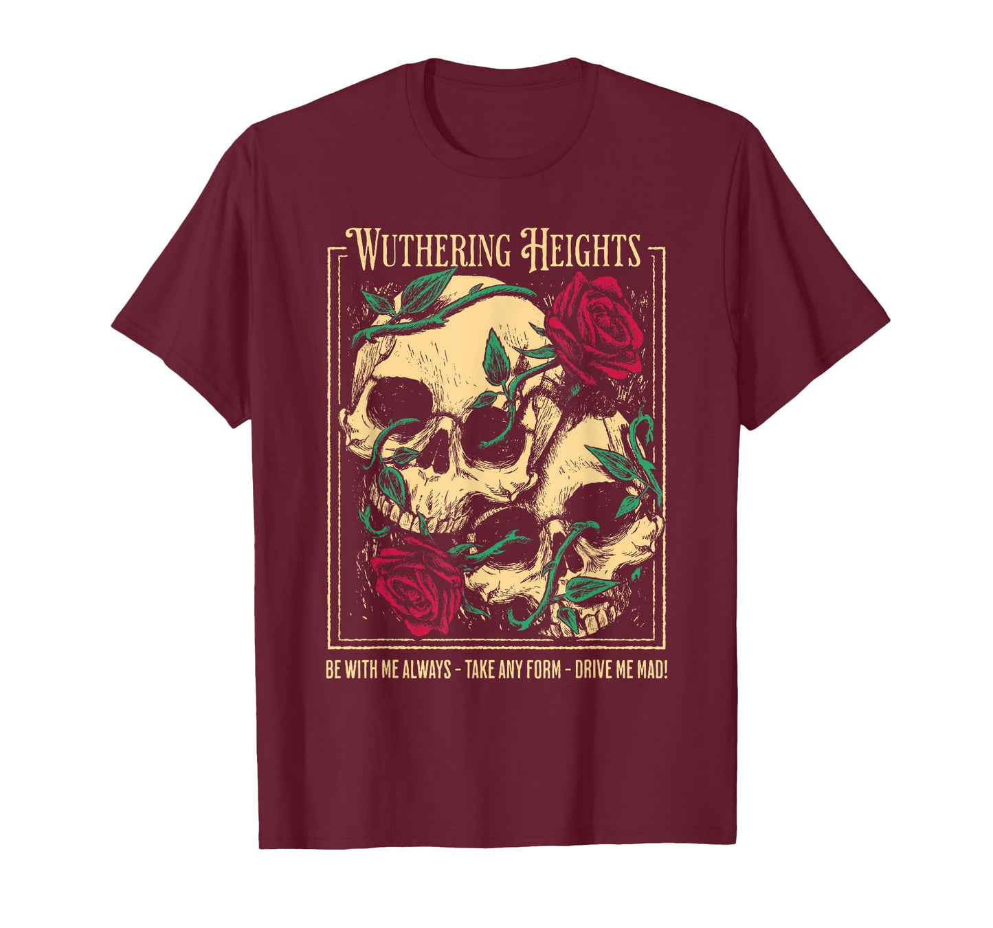 Wuthering Heights Gothic Book Lover Classic Literature T-Shirt