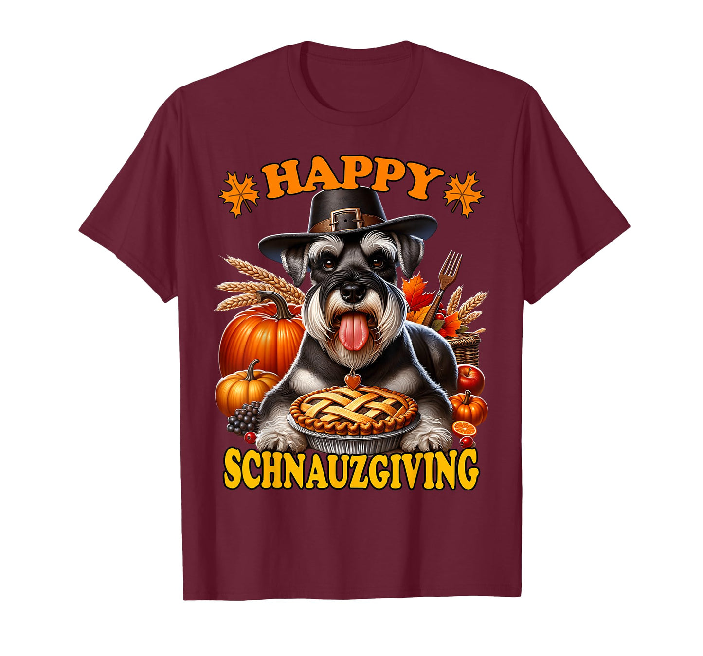 Thanksgiving Schnauzer T-Shirt