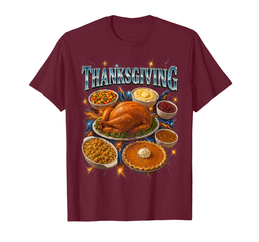 Thanksgiving Bootleg Love to Cook Shirt Funny Food Lover T-Shirt