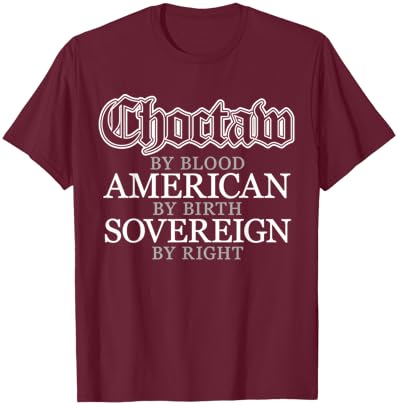 Choctaw Native American Indian T-Shirt - T-Shirt | Maroon