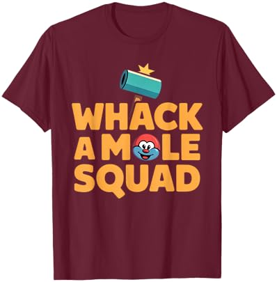 Whack a mole Squad Design for a Whack a Mole Player T-Shirt - T-Shirt | Maroon