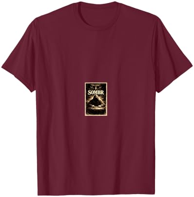 Vintage Retro 90s Sombr T-Shirt - T-Shirt | Maroon