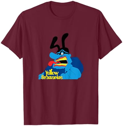 The Beatles - Yellow Submarine - Blue Meanie T-Shirt - T-Shirt | Maroon