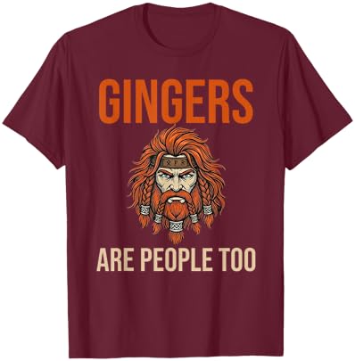 Shrinking Summer Gingers are People Too T-Shirt - T-Shirt | Maroon