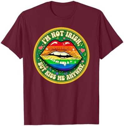LGBT St. Patrick’s Day T-Shirt - T-Shirt | Maroon