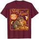 Punch Baby Monkey Stay Kind Small But Brave T-Shirt - T-Shirt | Maroon