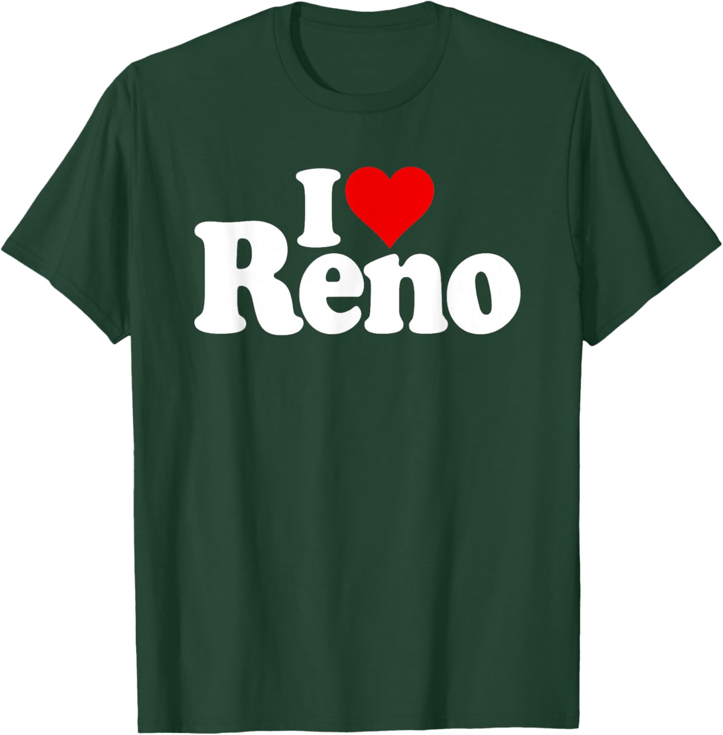 I Love Reno I Heart Tahoe Nevada T-Shirt - T-Shirt | Forest