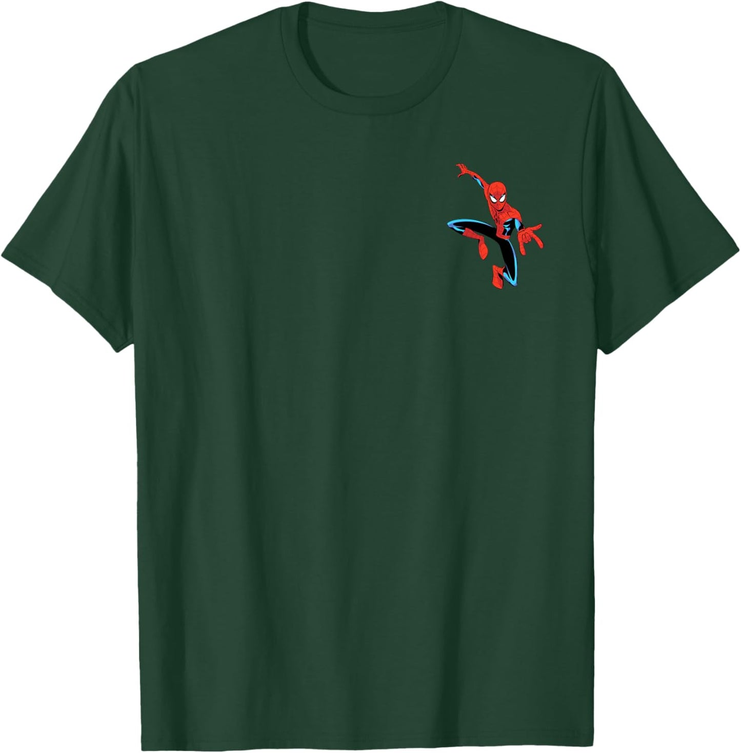 Marvel Super Heroes Spider-Man Classic Pocket Art T-Shirt - T-Shirt | Forest