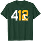 Pirates 412 Funny Vintage 90's Baseball Style T-Shirt - T-Shirt | Forest