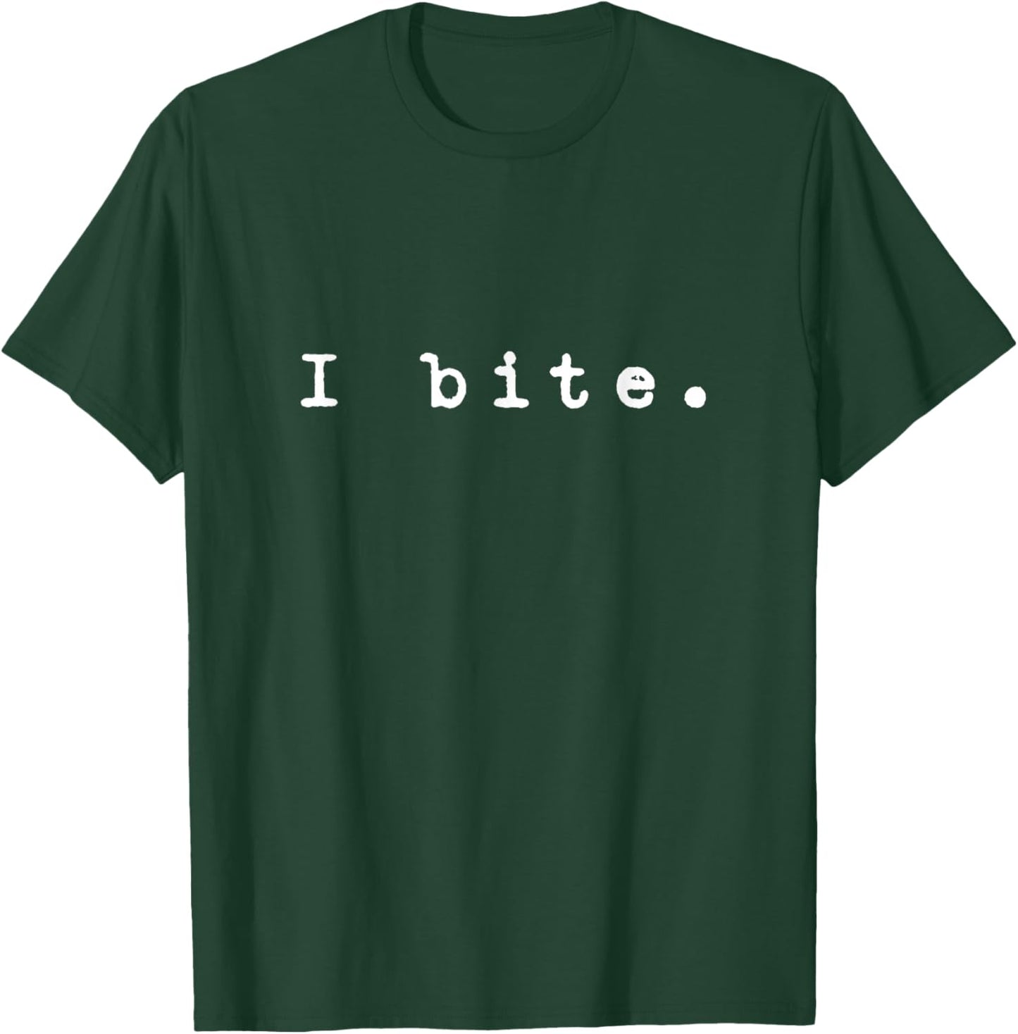 I bite. | A Funny 90s Style Design That says I bite. T-Shirt - T-Shirt | Forest