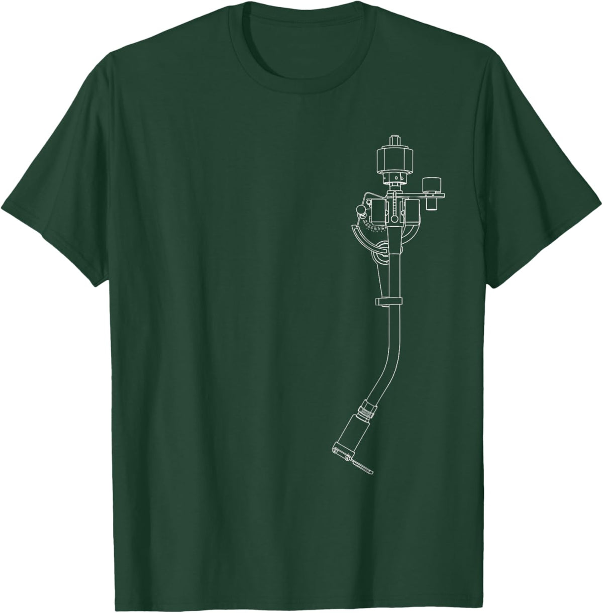 DJ Turntable - Technics 1200 T-Shirt - T-Shirt | Forest