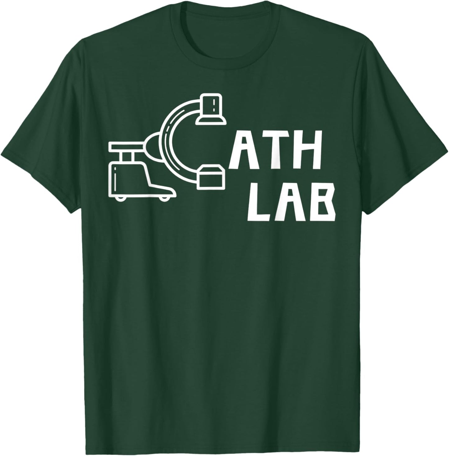 C-Arm Cath Lab – Minimalist Radiology Cardiothoracic ICU, I T-Shirt - T-Shirt | Forest