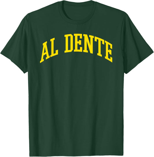 Al Dente - Italian Food Funny Retro Italy Matching Shirt T-Shirt - T-Shirt | Forest