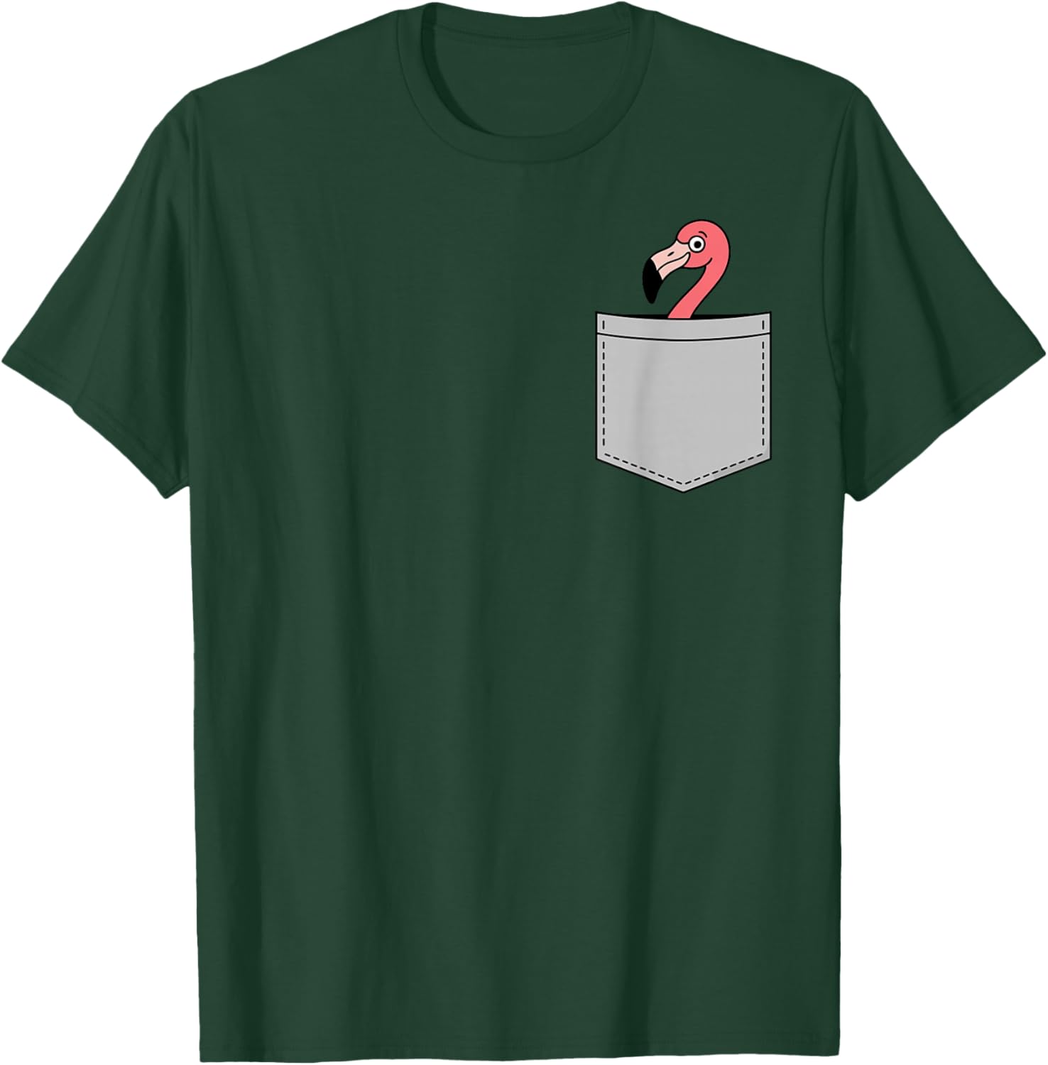 Cute Flamingo Design Women Bird Pink Flamingo Lover T-Shirt - T-Shirt | Forest