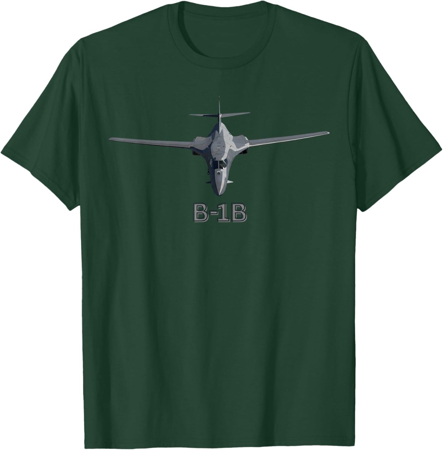 United States Military B-1B Aircraft T-Shirt - T-Shirt | Forest