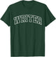Writer Funny Athletic Lettering Author Gifts Men Women T-Shirt - T-Shirt | Forest