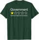 Government 1 Star T-Shirt - T-Shirt | Forest