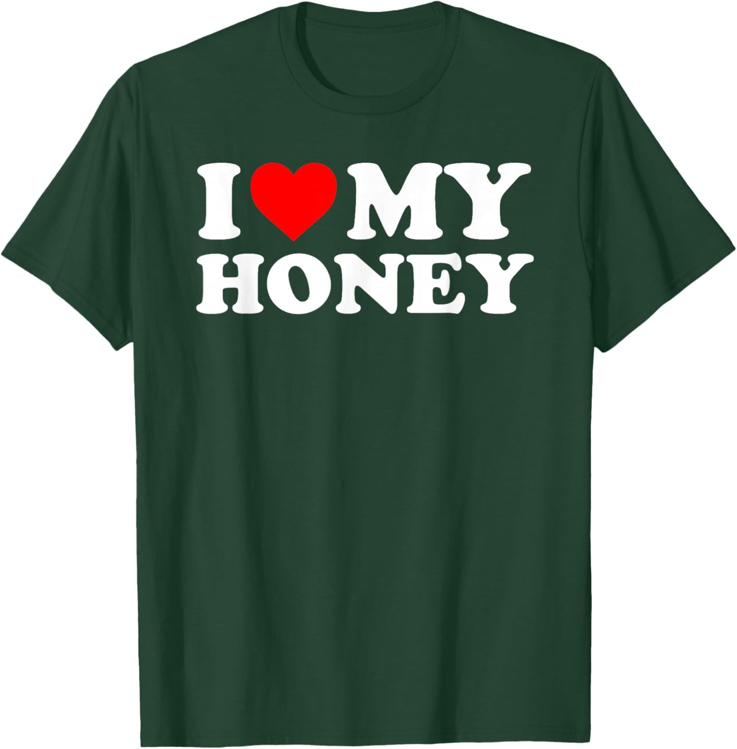 I Love My Honey - Red Heart T-Shirt - T-Shirt | Forest