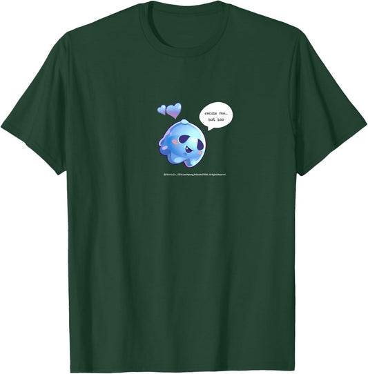 [2025 Halloween] Ragnarok Blue Poring with Heart T-Shirt - T-Shirt | Forest