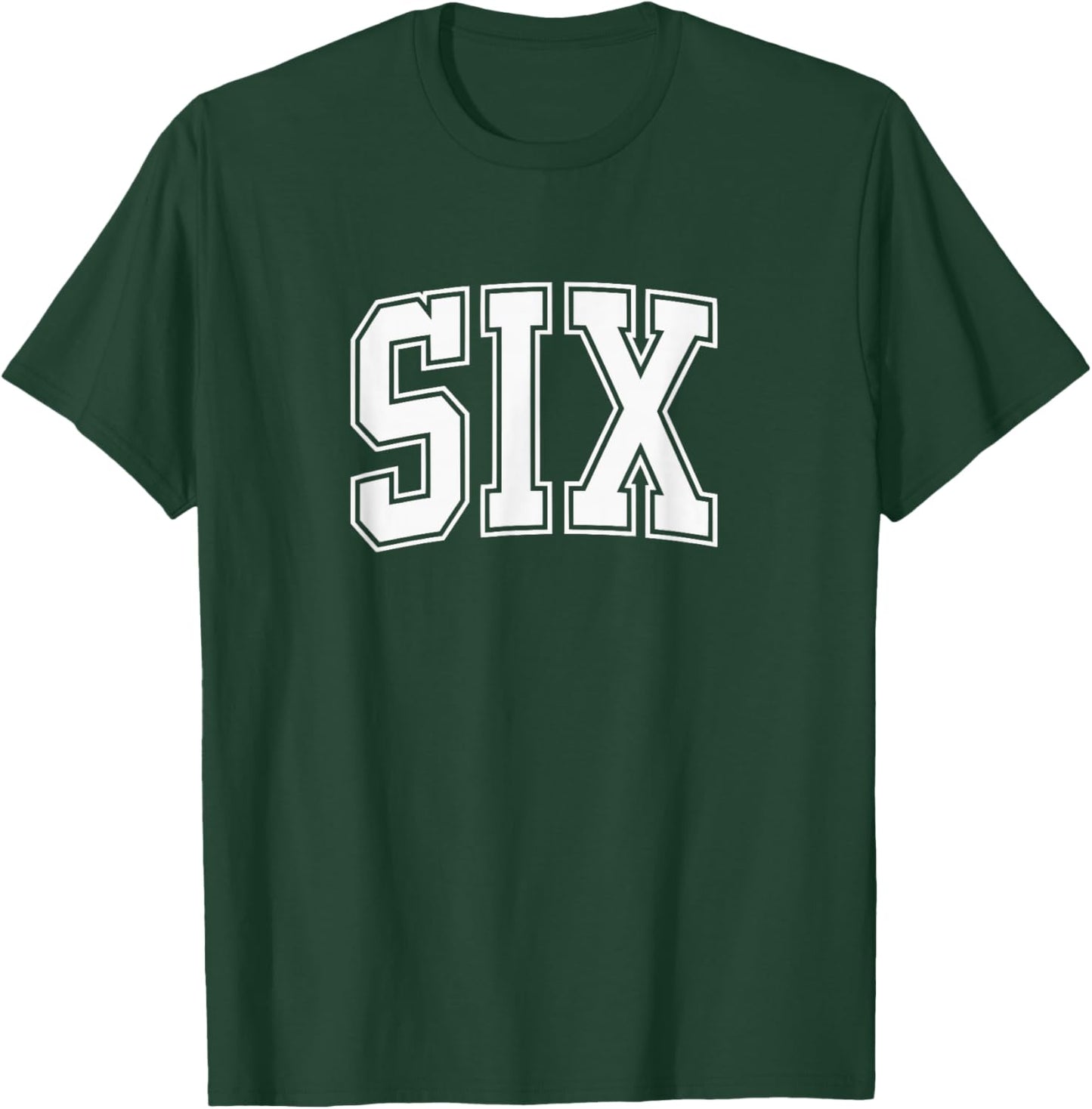 Six Seven Halloween Costume Matching 67 Meme Six (On Back) T-Shirt - T-Shirt | Forest