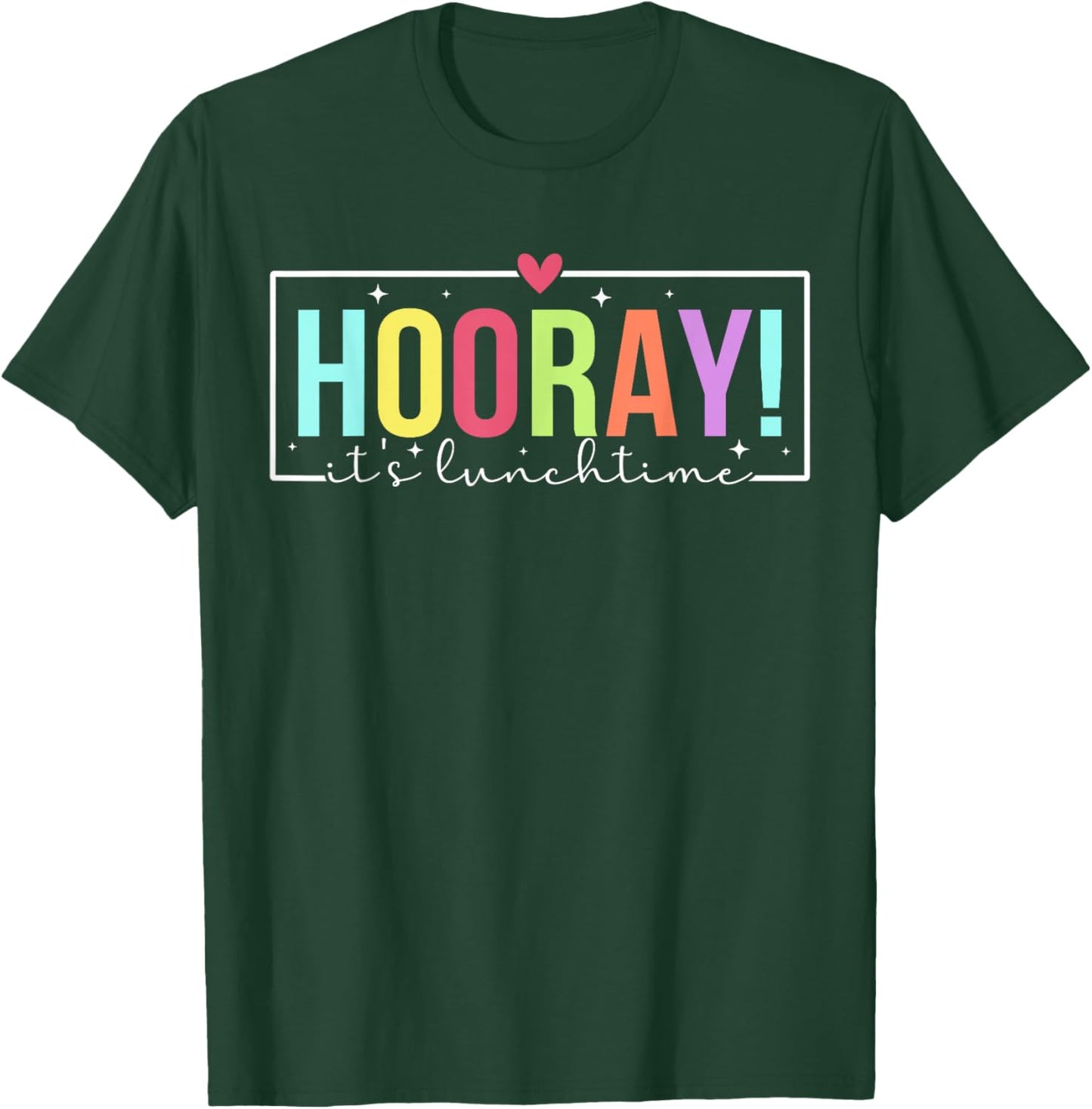 It's Lunchtime Lunch Lady School Cafeteria Worker T-Shirt - T-Shirt | Forest