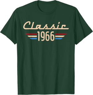 Vintage 1966 Classic Rock Legend 60 Year Old 60th Birthday T-Shirt - T-Shirt | Forest